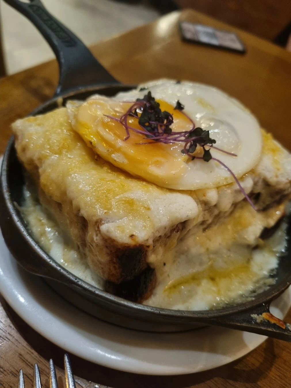 Croque madame — Original photo